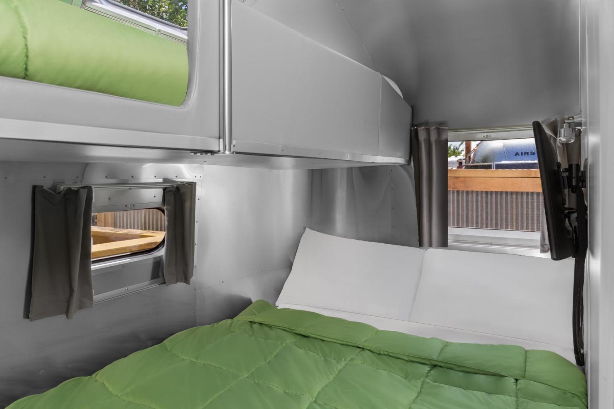 Airstream Rental w or Short Queen Full Small Twin